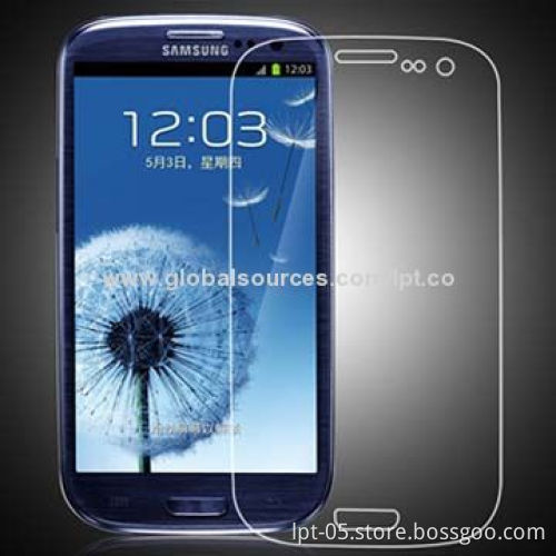 High-quality Organic Tempered Glass Screen Protector for Samsung Galaxy S3/I9300 (Transparent)